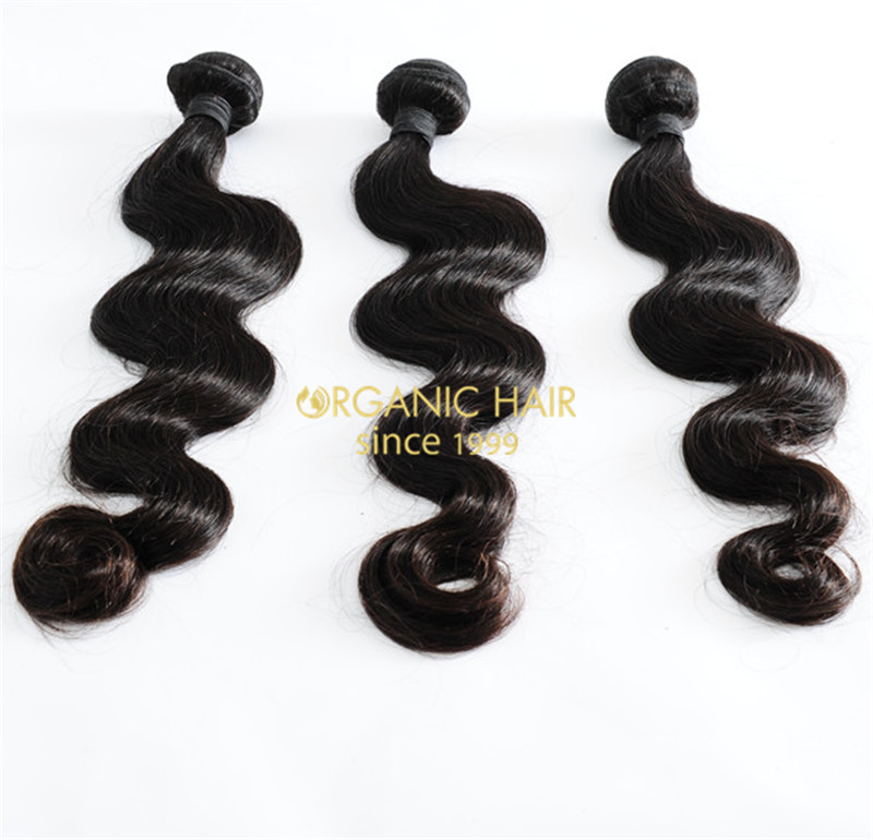 Unprocessed 100 virgin brazilian human hair extension